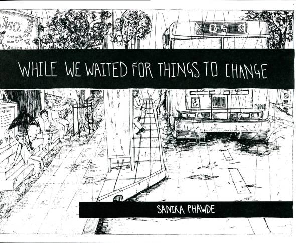 while we waited cover